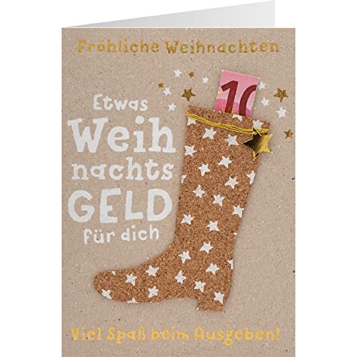 Sheepworld - 90999 - Klappkarte, mit Umschlag, Weihnachten, Nr. 7, Korkkarte, Geldgeschenk, Etwas Weihnachtsgeld für dich, 16,5cm x 11,5cm Sheepworld - 90999 - Klappkarte, mit Umschlag, Weihnachten, Nr. 7, Korkkarte, Geldgeschenk, Etwas Weihnachtsgeld für dich, 16,5cm x 11,5cm von Gruss und Co