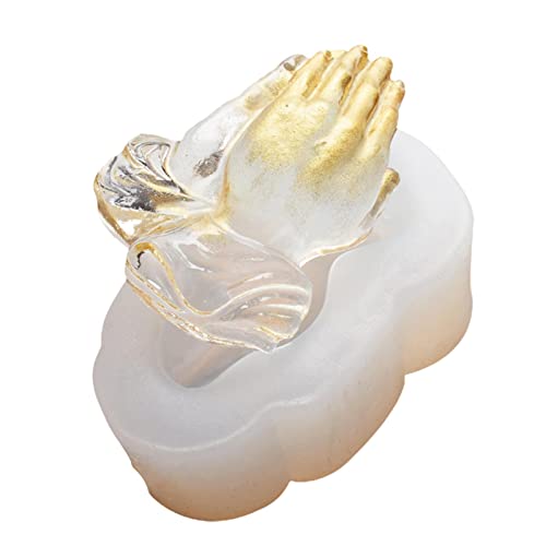 3D Betende Hände Form, 3D Buddha Betende Hände Form, Buddha Perlen Gebet Handform Für Schokolade Seife Schmuck Werkzeuge von Gruwkue