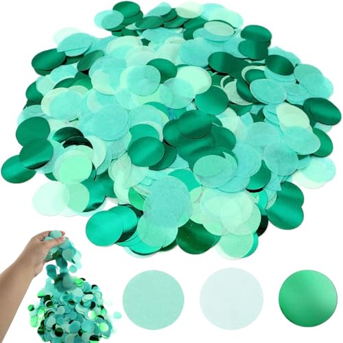 80g Konfetti Hochzeit Geburtstag Grün,8000 Stk Konfetti Rund,Geburtstag Runde Confetti Streudeko Seidenpapier Partydeko,Streudeko Hochzeit, Konfettikanone,Glitzer Tischdeko 80g Konfetti Hochzeit Geburtstag Grün,8000 Stk Konfetti Rund,Geburtstag Runde Confetti Streudeko Seidenpapier Partydeko,Streudeko Hochzeit, Konfettikanone,Glitzer Tischdeko von Gsedaox