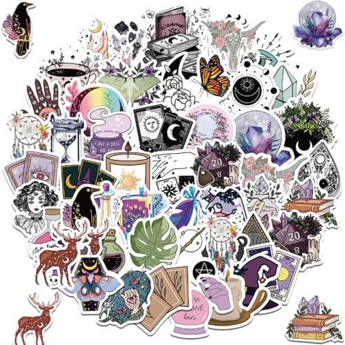 Hexen Aufkleber 50 Stück,Witchy Sticker Set Wasserfest, Wasserfeste Vinyl Sticker,Vintage Aufkleber, Sticker Aesthetic Für Wasserflaschen Für Laptop Helm Scrapbook Motorrad Koffer Fahrrad Skateboard. Hexen Aufkleber 50 Stück,Witchy Sticker Set Wasserfest, Wasserfeste Vinyl Sticker,Vintage Aufkleber, Sticker Aesthetic Für Wasserflaschen Für Laptop Helm Scrapbook Motorrad Koffer Fahrrad Skateboard. von Gsedaox
