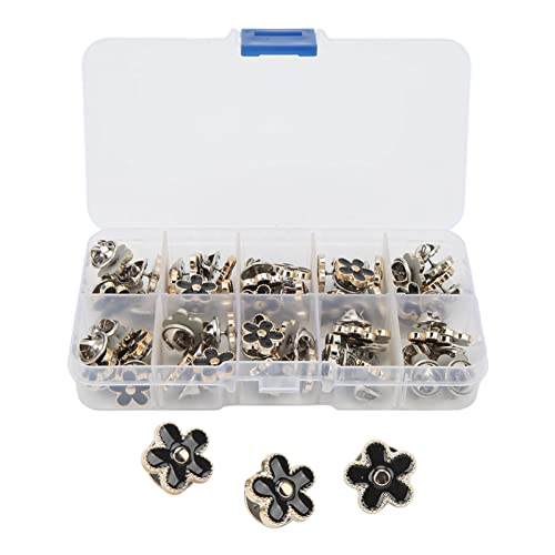 150 PCs schwarze Daisy -Knopfstifte, abnehmbare dekorative Brosche Stifte Frauen Hemd Brosche Knöpfe für Hemdhut -Strickjacke Pullover Krawatte 150 PCs schwarze Daisy -Knopfstifte, abnehmbare dekorative Brosche Stifte Frauen Hemd Brosche Knöpfe für Hemdhut -Strickjacke Pullover Krawatte von Gsycle