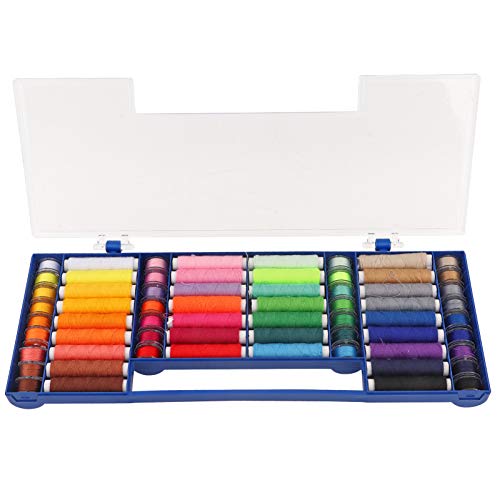 32 Farben 64 PCs Nähfaden Organizer, PS tragbare transparente Gewindespeicher -Hülle Nähmaschinenzubehör für Nähwerkzeuge Kit Kit von Gsycle