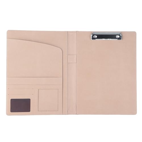 A4 Multifunctional Folder, PU Multiple Card Slots Business Portfolio Document Conference Folder Organizer Case With Card Slots For Office 250x320mm (Black) von Gsycle