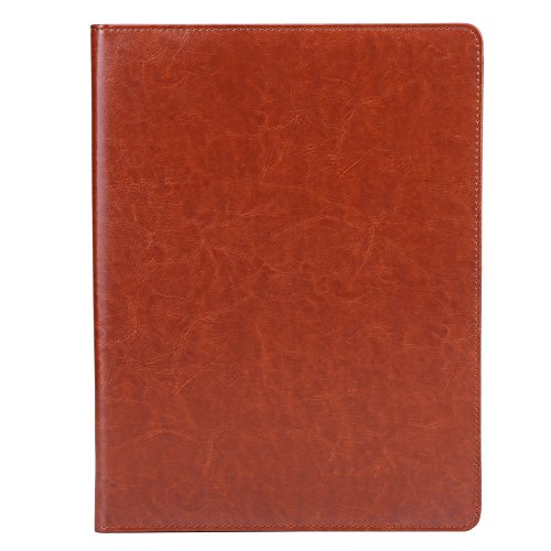 A4 Multifunctional Folder, PU Multiple Card Slots Business Portfolio Document Conference Folder Organizer Case With Card Slots For Office 250x320mm (Brown) von Gsycle