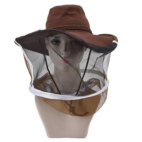 Cowboy-Imkerhut, atmungsaktiver Imkerschleierhut aus Netzstoff, professionelle Imkerschutzausrüstung für Imker, Fischer, Jäger Cowboy-Imkerhut, atmungsaktiver Imkerschleierhut aus Netzstoff, professionelle Imkerschutzausrüstung für Imker, Fischer, Jäger von Gsycle