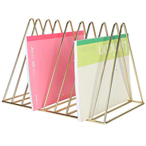 Eisenmagazinhalter, dreieckige Buchbriefe Storage Metall Wire Mesh File Racks Desktop Organizer für Decor Home Office Eisenmagazinhalter, dreieckige Buchbriefe Storage Metall Wire Mesh File Racks Desktop Organizer für Decor Home Office von Gsycle