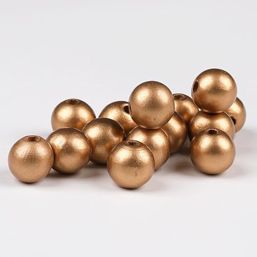 Gsycle 100Pcs Holzperlen, 20mm Perlen für Handwerk Runde Holz Runde Unfertige lose Perlen Holz Abstandsperlen Perlen Kit Unfertige lose Perlen für Decocation Gsycle 100Pcs Holzperlen, 20mm Perlen für Handwerk Runde Holz Runde Unfertige lose Perlen Holz Abstandsperlen Perlen Kit Unfertige lose Perlen für Decocation von Gsycle