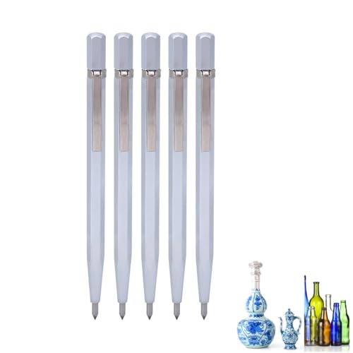 Gsycle 5pcs Wolframschreiberstift, Carbid -Spitze tragbarer Gravurstift -Metallmarker für Glaskeramik -Diamantholz -Ledermarkierungswerkzeug Gsycle 5pcs Wolframschreiberstift, Carbid -Spitze tragbarer Gravurstift -Metallmarker für Glaskeramik -Diamantholz -Ledermarkierungswerkzeug von Gsycle