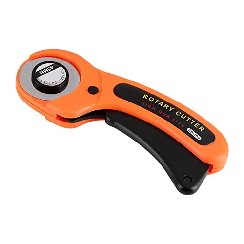 Rollschneider, Stoffschneiderrad aus legiertem Stahl, rotierender Stoffschneider, Stoffschneider, Drehwerkzeug zum Quilten, Nähen, 45 mm Rollschneider, Stoffschneiderrad aus legiertem Stahl, rotierender Stoffschneider, Stoffschneider, Drehwerkzeug zum Quilten, Nähen, 45 mm von Gsycle
