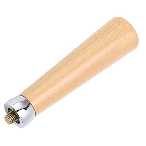 Siebträgergriff, bodenloser Kaffeefiltergriff aus Holz mit M10-Gewinde, Ersatz-Kaffeemaschinen-Café-Werkzeuge, Zubehör für Barista von Gsycle