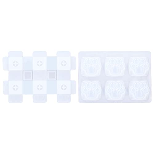 Silikonschlüsselcap -Form, Katzenkrallenform Reinigungstschlüssel -Tastatur -Werkzeug -Tastatur Dekorativ für mechanische Spiele Keyboards Handwerk von Gsycle