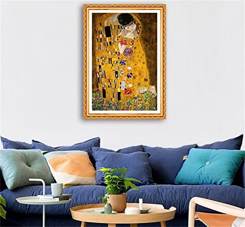 Gtohoo Diamond Painting,Klimt der Kuss Diamond Painting Set für Kinder,DIY Diamant Painting Bilder Vollbohr Kristall Kunsthandwerk, Diamant Malerei Strass Stickerei für Home Wanddekoration 30x40cm Gtohoo Diamond Painting,Klimt der Kuss Diamond Painting Set für Kinder,DIY Diamant Painting Bilder Vollbohr Kristall Kunsthandwerk, Diamant Malerei Strass Stickerei für Home Wanddekoration 30x40cm von Gtohoo