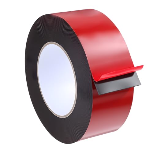 Gtziqa Doppelseitiges Klebeband Extra Stark, 5mm × 10m Selbstklebendes Montageklebeband, Wasserdicht Hochtemperaturbeständig Schaumstoffband für Wand Auto LED-Streifen Heim Bürodekor von Gtziqa