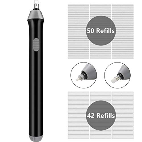 GuDoQi Elektrischer Radiergummi, 92 Nachfüllungen, Batteriebetrieben, Automatischer Radiergummi für Zeichenstifte, Lernen, Büro, Architekturpläne, Kunst und Handwerk GuDoQi Elektrischer Radiergummi, 92 Nachfüllungen, Batteriebetrieben, Automatischer Radiergummi für Zeichenstifte, Lernen, Büro, Architekturpläne, Kunst und Handwerk von GuDoQi