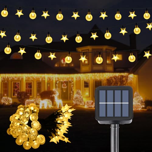 Solar Lichterkette Aussen 12M 100 LED, GuKKK LED Lichterkette Außen Solar Wetterfest, IP65 Wasserdicht Lichterkette Außen Solar mit 8 Modi, Kristall Kugeln Solar Lichterkette Außen für Garten Terrasse Solar Lichterkette Aussen 12M 100 LED, GuKKK LED Lichterkette Außen Solar Wetterfest, IP65 Wasserdicht Lichterkette Außen Solar mit 8 Modi, Kristall Kugeln Solar Lichterkette Außen für Garten Terrasse von GuKKK
