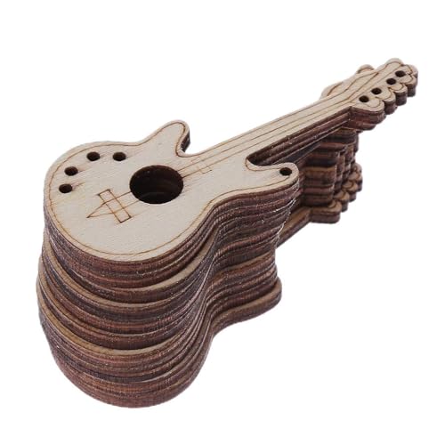 10 Stück/Set aus Naturholzscheiben, Weihnachtsbaumbehang, Feiertagsparty-Zubehör für Hochzeit, Tischstreuung, Ornamente, Dekoration, E-Gitarre, Griff, Musikinstrumente, Gitarren, Erwachsene, Saiten 10 Stück/Set aus Naturholzscheiben, Weihnachtsbaumbehang, Feiertagsparty-Zubehör für Hochzeit, Tischstreuung, Ornamente, Dekoration, E-Gitarre, Griff, Musikinstrumente, Gitarren, Erwachsene, Saiten von Guaber