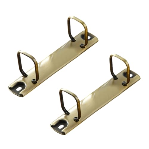 2 x quadratische Ringe aus Metall, Binderinge mit zwei Löchern, für Dokumente, Bücher, Schule, Büro, Organisation, robuster Dokumenten-Organizer aus Metall 2 x quadratische Ringe aus Metall, Binderinge mit zwei Löchern, für Dokumente, Bücher, Schule, Büro, Organisation, robuster Dokumenten-Organizer aus Metall von Guaber