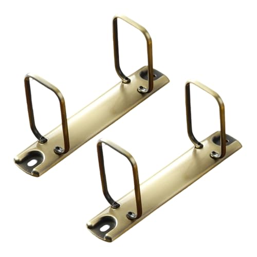 2 x quadratische Ringe aus Metall, Binderinge mit zwei Löchern, für Dokumente, Bücher, Schule, Büro, Organisation, robuster Dokumenten-Organizer aus Metall 2 x quadratische Ringe aus Metall, Binderinge mit zwei Löchern, für Dokumente, Bücher, Schule, Büro, Organisation, robuster Dokumenten-Organizer aus Metall von Guaber