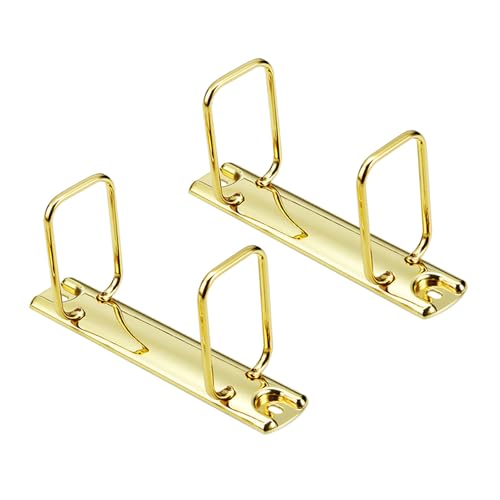 2pcs Zwei Loch Metall Bindungsclip Clip Format Office Datei Organizer Für Dokumentpapiermanagement Metal Zwei Lochringe von Guaber