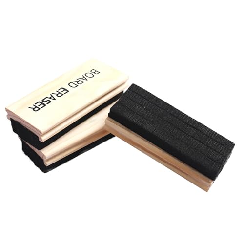 3 x Holz-Kreidetafel-Radierer, effizientes Löschen, Wolle, Filz, für Schule, Bildung, professionelle Einstellung von Holz 3 x Holz-Kreidetafel-Radierer, effizientes Löschen, Wolle, Filz, für Schule, Bildung, professionelle Einstellung von Holz von Guaber