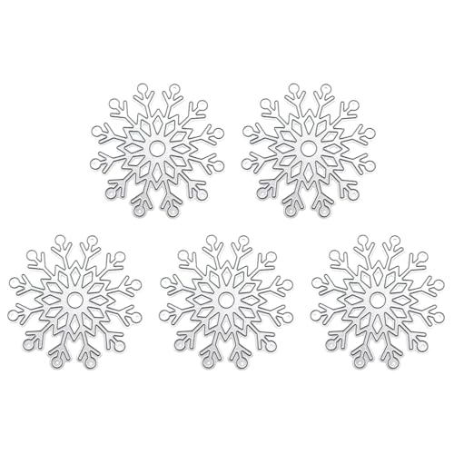 5 Stück Weihnachts-Stanzformen für Weihnachtsbaum, Prägeschablonen, Metallschablonen für Fotoalben, Dekorationen von Guaber