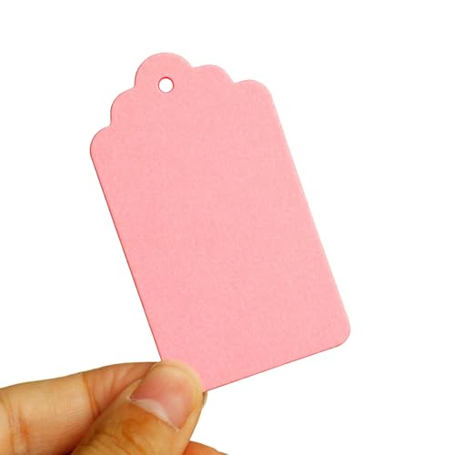 50 x Schmuck-Tags-Geschenk, rechteckig, zum Aufhängen, Kleidung, mit Loch, für Hochzeit, Weihnachten, Geschenk 50 x Schmuck-Tags-Geschenk, rechteckig, zum Aufhängen, Kleidung, mit Loch, für Hochzeit, Weihnachten, Geschenk von Guaber