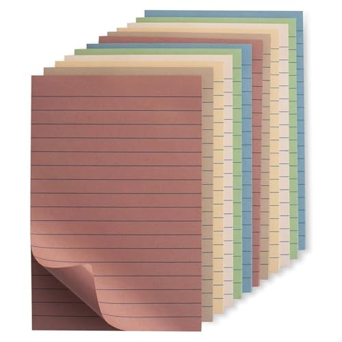 8 Stück linierte Haftnotizen, ästhetischer Notizblock, Retro-Farbe, Notizblöcke für Büroangestellte, Retro-Notizblöcke, liniert, ästhetischer Notizblock für Schule, Büro 8 Stück linierte Haftnotizen, ästhetischer Notizblock, Retro-Farbe, Notizblöcke für Büroangestellte, Retro-Notizblöcke, liniert, ästhetischer Notizblock für Schule, Büro von Guaber