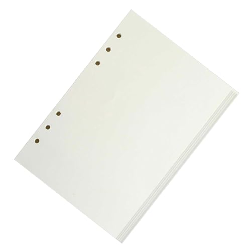 A 5 Nachfüllpapier Linie 6 Löcher liniert Filler Ersatzblätter Nachfüllbare Füllung für Notizen von Guaber