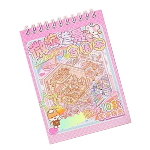 Cartoon Miniatur Szene Aufkleber Kabine Kabine Für Scrapbooking Journaling Foto Album Telefon Hülle Gepäck Miniaturlandschaft von Guaber