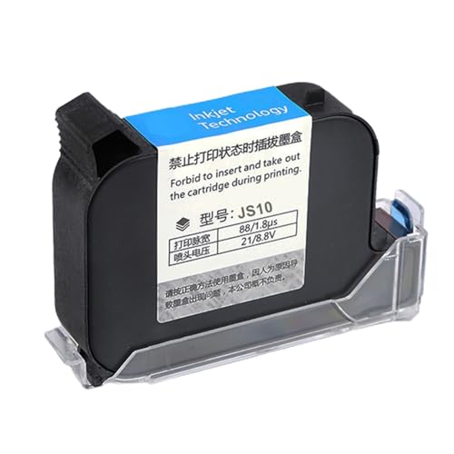 Cartridge JS10 Thermo-Handdrucker-Patrone, 600 dpi, tragbar, 12,7 mm, Tintenstrahl-Coder Handdrucker von Guaber
