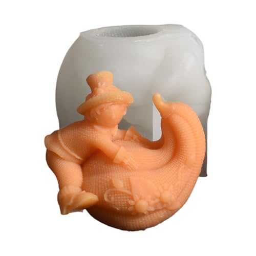 Clown-Kürbisformen, Gießformen, Ornament, Epoxidharz, Halloween, Silikonformen, Gips, Clown-Kürbis-Ornament, Halloween, Silikon, Epoxidharz von Guaber