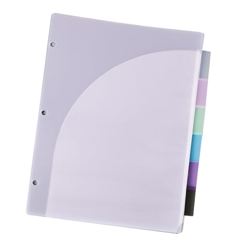 Dokumentenmappe mit 6 Fächern, erweiterbar, mit abnehmbarer Seite, wasserabweisend, Briefformat, Ordner, Sortierung, wiederverwendbar, für Studenten, Lehrer Dokumentenmappe mit 6 Fächern, erweiterbar, mit abnehmbarer Seite, wasserabweisend, Briefformat, Ordner, Sortierung, wiederverwendbar, für Studenten, Lehrer von Guaber