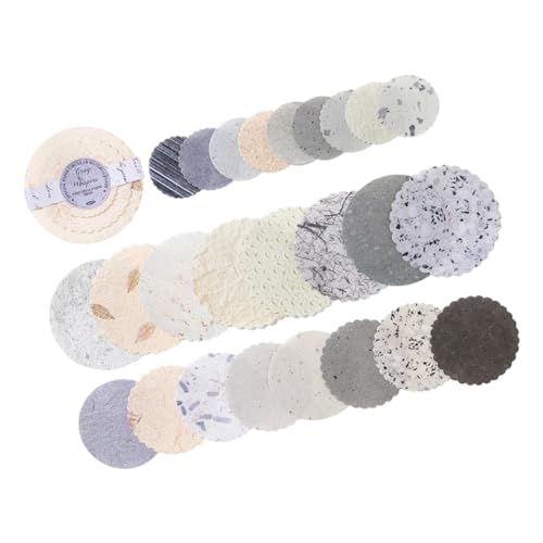 Elegante Papierscheiben Papierdekoration Für Gemischte Kunstjournalseiten Soft Retro Styling Creative von Guaber