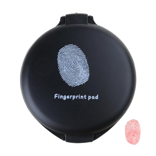 Fingerabdruck-Pad, Fingerabdruck-Stempel, schnell trocknend, Notarbedarf, einfach zu bedienen, schnell trocknend, Daumenabdruck, Büro, Notarbedarf Fingerabdruck-Pad, Fingerabdruck-Stempel, schnell trocknend, Notarbedarf, einfach zu bedienen, schnell trocknend, Daumenabdruck, Büro, Notarbedarf von Guaber