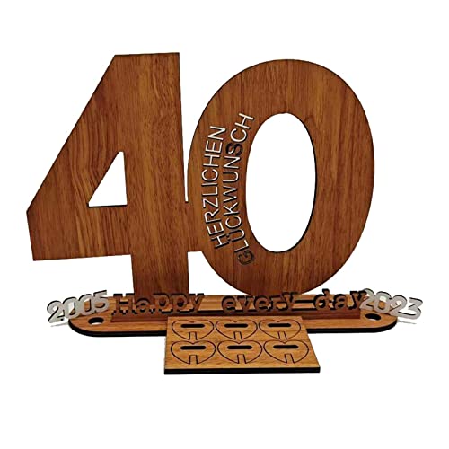 Geburtstag Geldgeschenk Holz Deko Ornament Party Hintergrund Zubehör für Restaurant Esszimmer Party Dekoration Geldgeschenk Holz von Guaber