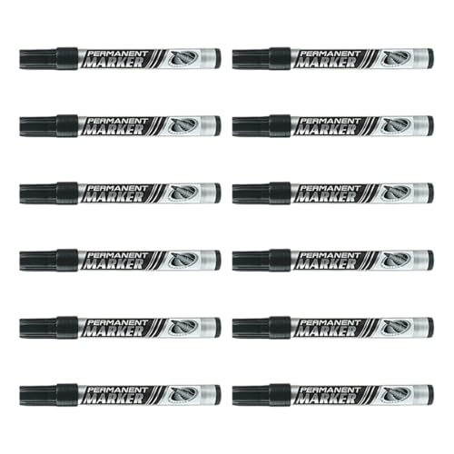 Guaber 12 x Marker auf Ölbasis, wasserabweisend, Permanentmarker für Logistik, Verpackung, Lagerverwaltung Guaber 12 x Marker auf Ölbasis, wasserabweisend, Permanentmarker für Logistik, Verpackung, Lagerverwaltung von Guaber