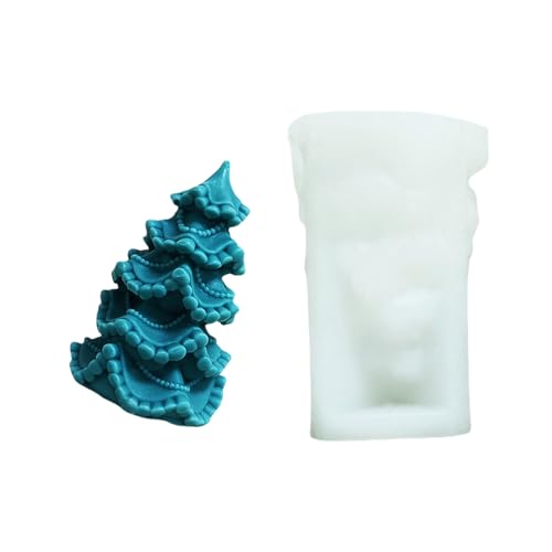 Handgefertigte Silikon-Weihnachtsbaum-Formen, Gießgips, Ornament, Bastelbedarf, Silikon, Weihnachtsbaum, Epoxidharz, Gips von Guaber