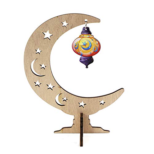 Holz Eid Dekoration Mond Party Dekor Ornamente Geschenk Mondförmiges Regal Holz Eid Dekoration Mond Party Dekor Ornamente Geschenk Mondförmiges Regal von Guaber
