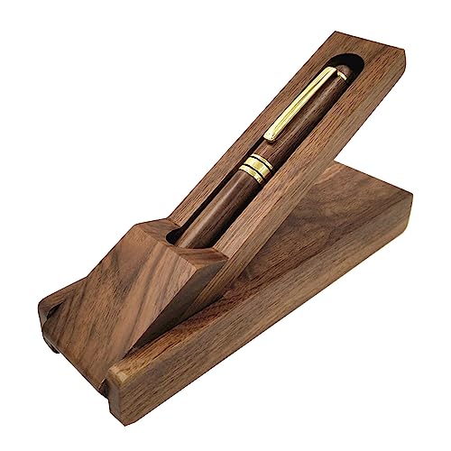 Holz-Kugelschreiber-Set, Luxus-Gelschreiber, Geschenk für Herren, mit Aufbewahrungsetui, Business-Stifte Holz-Kugelschreiber-Set, Luxus-Gelschreiber, Geschenk für Herren, mit Aufbewahrungsetui, Business-Stifte von Guaber
