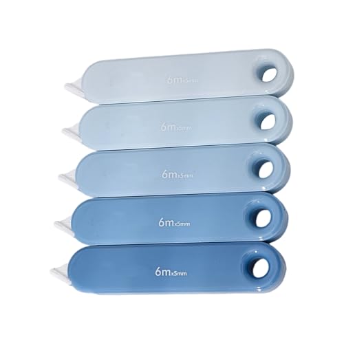 Korrekturroller, einfach zu bedienen, tragbar, weiß, Schule, Bürobedarf, Farbverlauf, Korrektur, Applikator, Schulbedarf, 5 Stück Korrekturroller, einfach zu bedienen, tragbar, weiß, Schule, Bürobedarf, Farbverlauf, Korrektur, Applikator, Schulbedarf, 5 Stück von Guaber