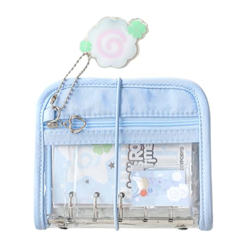 Nachfüllbares Notizbuch mit 5 Ringen, mit Nachfüllpapier, 5 Löcher, PVC-Einband, PVC-Journal zum Schreiben, Tagebuch, Sammelalbum Nachfüllbares Notizbuch mit 5 Ringen, mit Nachfüllpapier, 5 Löcher, PVC-Einband, PVC-Journal zum Schreiben, Tagebuch, Sammelalbum von Guaber