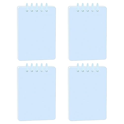 Notizblöcke mit Doppelspulenbindung, 160 Seiten, breit liniert, kleine Notizblöcke, Notizblock, zum Schreiben, Notizen, Meeting, Notizen, Organizer, 4 Stück Notizblöcke mit Doppelspulenbindung, 160 Seiten, breit liniert, kleine Notizblöcke, Notizblock, zum Schreiben, Notizen, Meeting, Notizen, Organizer, 4 Stück von Guaber