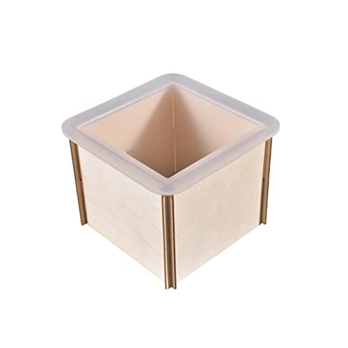 Quadratische Rechteck Silikonform Getrocknete Blüten Pflanze UV ​​Epoxidharzform Für Anhänger Schmuck Die Rechteckharzform Silikon Geometrische Epoxidgussform Für Die Seife Machen von Guaber