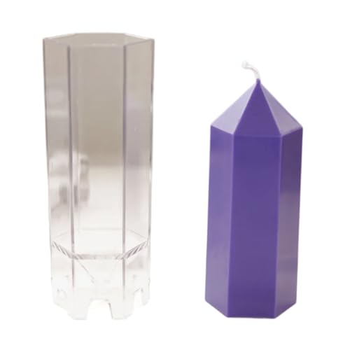 Sechsseitige Säulen, transparente Acrylformen, Werkzeug, handgefertigte Seifenformen für Heimdekoration, handgefertigtes Handwerk, temperaturbeständiges Silikon Sechsseitige Säulen, transparente Acrylformen, Werkzeug, handgefertigte Seifenformen für Heimdekoration, handgefertigtes Handwerk, temperaturbeständiges Silikon von Guaber