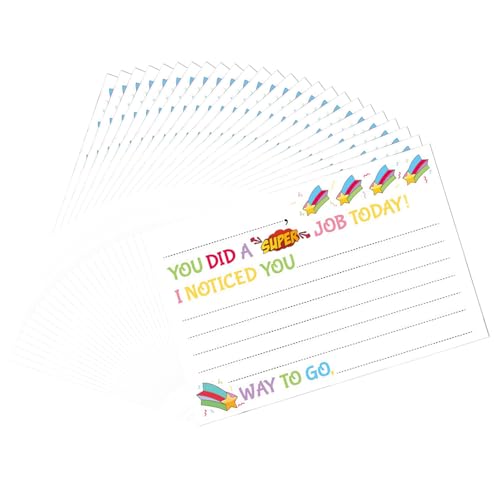 Set mit 25 Lehrer-Notizen, Motivationspostkarten, positives Verhalten, Belohnungskarte, Klassenzimmer, gutes Verhalten, Anreizkarten, Studenten-Belohnungskarten Set mit 25 Lehrer-Notizen, Motivationspostkarten, positives Verhalten, Belohnungskarte, Klassenzimmer, gutes Verhalten, Anreizkarten, Studenten-Belohnungskarten von Guaber