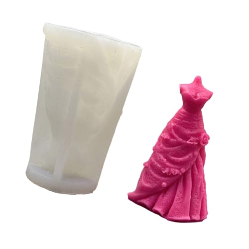Silikonformen für Hochzeitskleid, Epoxidharz, Gießformen, Gips, Formen für Heimdekoration, Prinzessin, Hochzeit, Silikon-Pflaster, Gussteile von Guaber