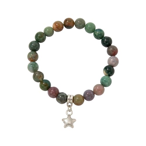 Spiralen Stern Perlen mit unregelmäßigen farbigen Steinen, handgewebte Designs für Damen, Modeschmuck, Accessoire, stapelbar, bunte Edelsteine von Guaber