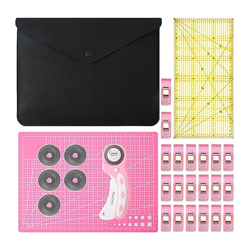 Stoffschneider mit Set inklusive extra Ersatzschaufeln, 45 mm, für Werkzeug-Sets Stoffschneider mit Set inklusive extra Ersatzschaufeln, 45 mm, für Werkzeug-Sets von Guaber
