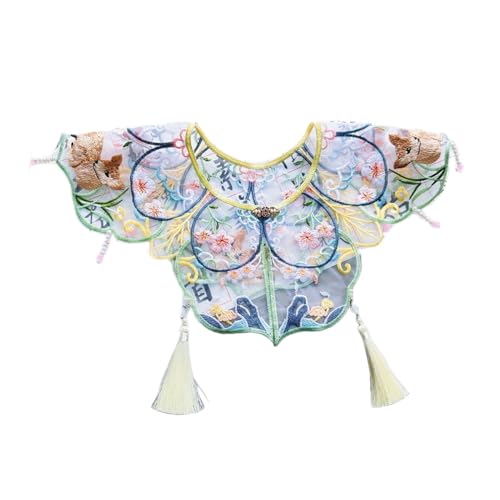 Traditionelle chinesische bestickte Kragen-Nähapplikation mit Blumenmuster für chinesische alte Kostüme für Mädchen, Hemd, Blusen, Sweatshirt Traditionelle chinesische bestickte Kragen-Nähapplikation mit Blumenmuster für chinesische alte Kostüme für Mädchen, Hemd, Blusen, Sweatshirt von Guaber
