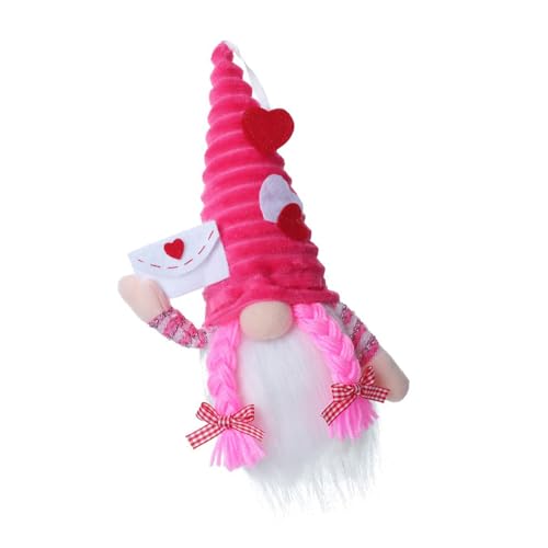 Valentinstag Glühen Decors Plüschpuppen Lieben Herz Skandinavische Tomtes Elfen Figur Tisch Ornament Hochzeit Geschenk Schlafzimmer Dekoration von Guaber